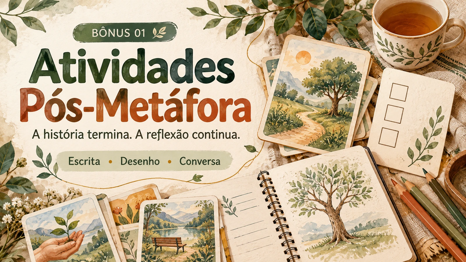 Capa do bônus Atividades Pós-Metáfora