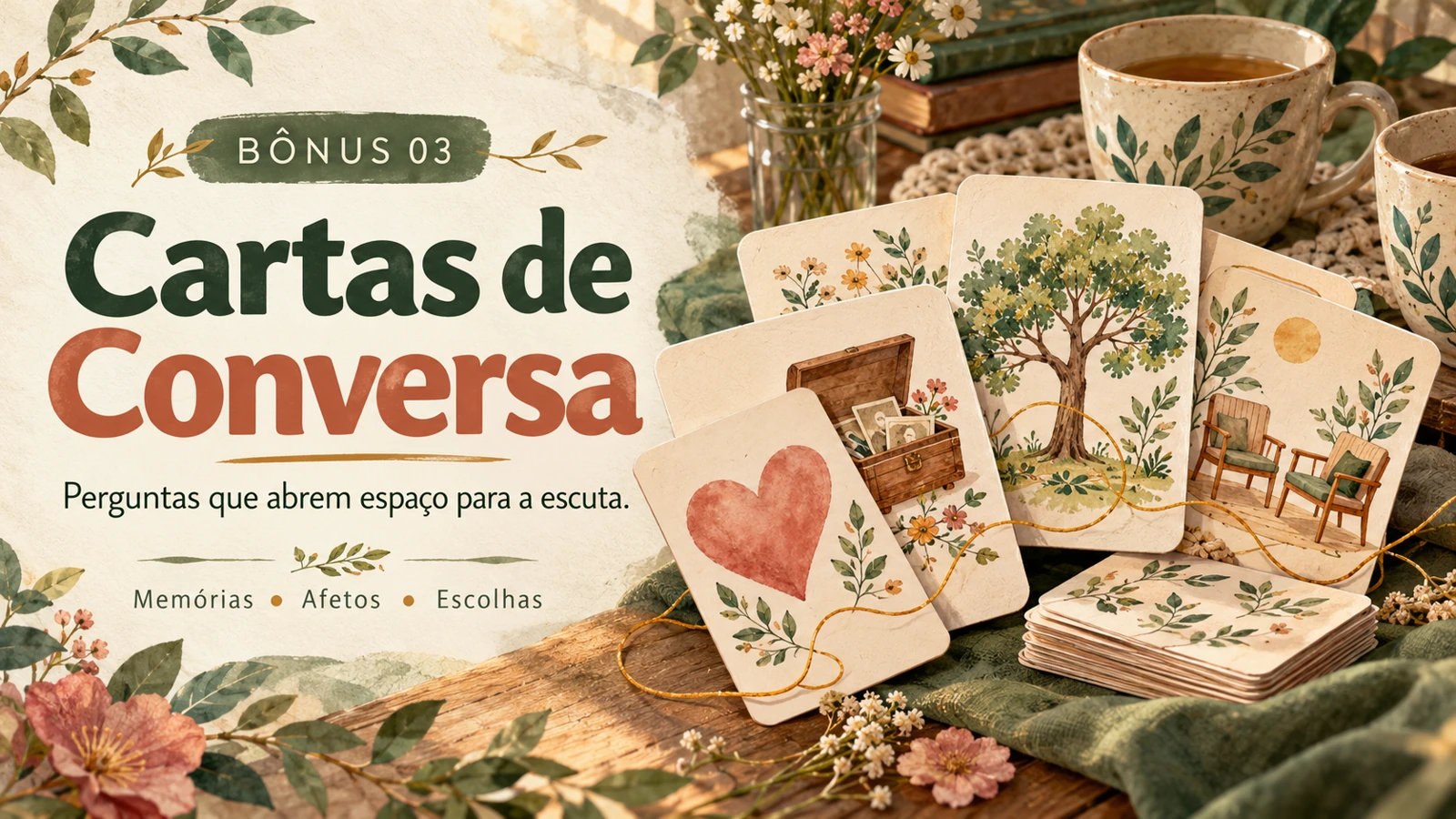 Capa do bônus Cartas de Conversa