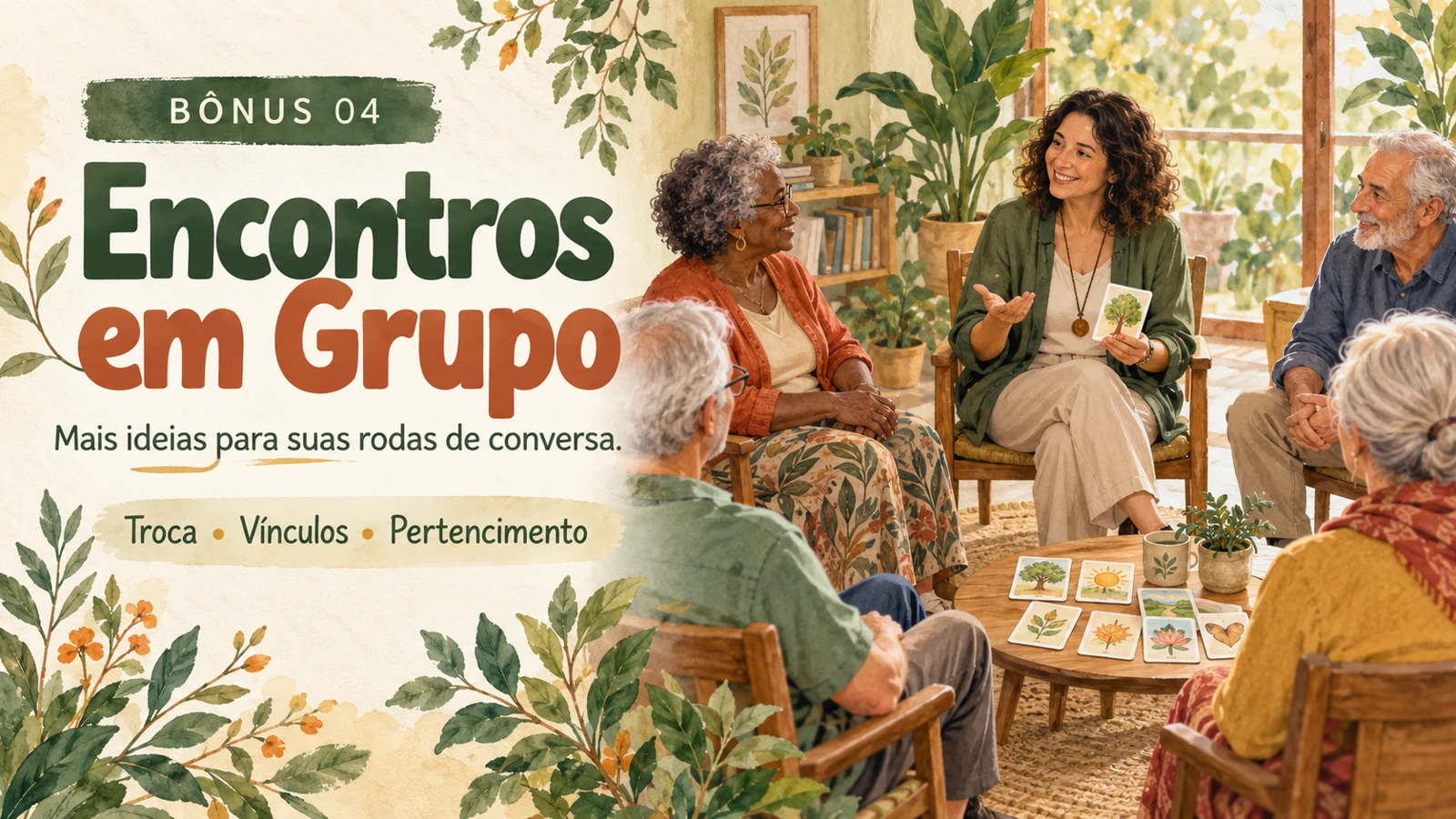 Capa do bônus Encontros em Grupo